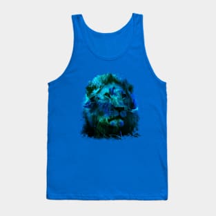 Blue lion Tank Top